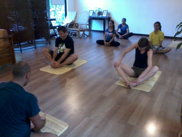 Simple postures, but need to concentrate to keep the body balance...