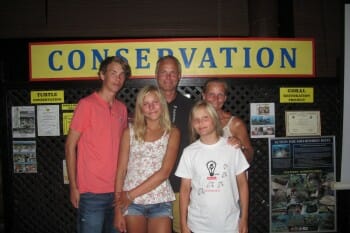 Thank you the lovely Hammarsten family from Sweden :) Proud sponsors of a green turtle nest!