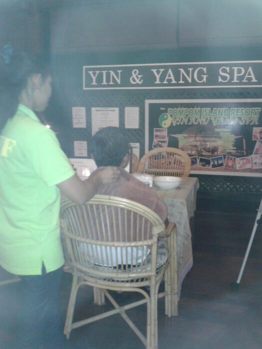 Refresh with a quick massage